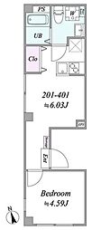 Gran Tokyo NAKANO 1LDKの間取図画像