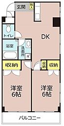 間取図画像 2DK