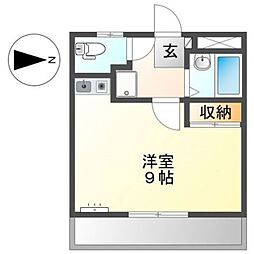 アーバン ワンルームの間取図画像