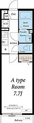 リブリ・ANGEL狛江3 1Kの間取図画像