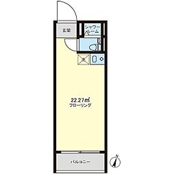 代官山パーフェクトルーム ワンルームの間取図画像