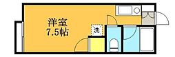 クレド萩山 ワンルームの間取図画像