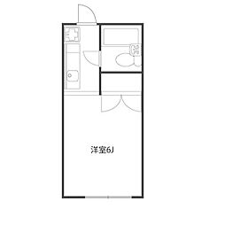 ハイツタケハナ 1Kの間取図画像