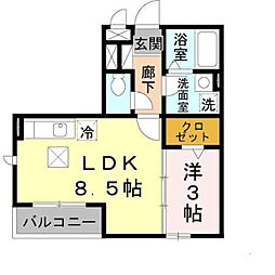 近鉄南大阪線 針中野駅 徒歩7分