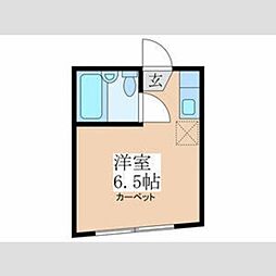 ルレ西荻窪 3階ワンルームの間取り