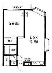 間取図画像 1LDK