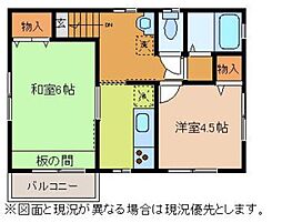 ハイツSS 2Kの間取図画像