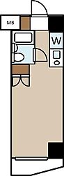 グリーンプラザ北千住 ワンルームの間取図画像