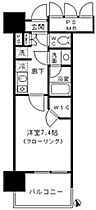 フォンテーヌ芝浦  ｜ 東京都港区芝浦４丁目（賃貸マンション1K・12階・26.02㎡） その2