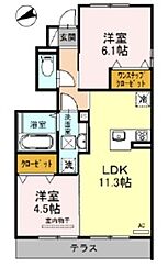 エミネンスさやか 1階/-