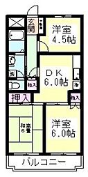 ロイヤルストーク 3DKの間取図画像