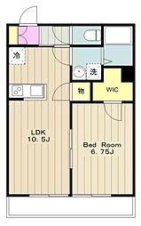 Raffine 1LDKの間取図画像