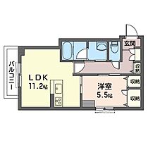 ロン・ヴェルジェ幕張 00205 ｜ 千葉県千葉市花見川区幕張町５丁目418-4（賃貸マンション1LDK・2階・45.43㎡） その2