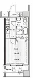 レオーネ南千住 1Kの間取図画像