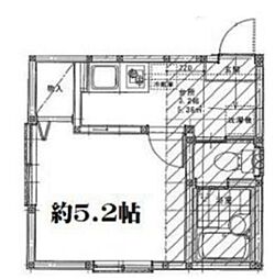 ブーローニュ上大岡 1階1Kの間取り