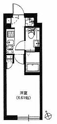 ミレドゥーエ目黒本町 1階1Kの間取り