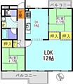 若葉台第一住宅4号棟4階6.3万円