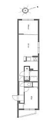 アグライア久が原 2LDKの間取図画像