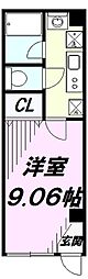 ベル永寿 1Kの間取図画像
