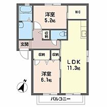 アン・セリジェ 0202 ｜ 和歌山県和歌山市紀三井寺513-1（賃貸アパート2LDK・2階・57.07㎡） その2