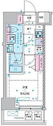 GENOVIA西川口III 1Kの間取図画像