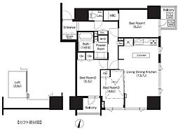 COMFORIA大宮 3LDKの間取図画像