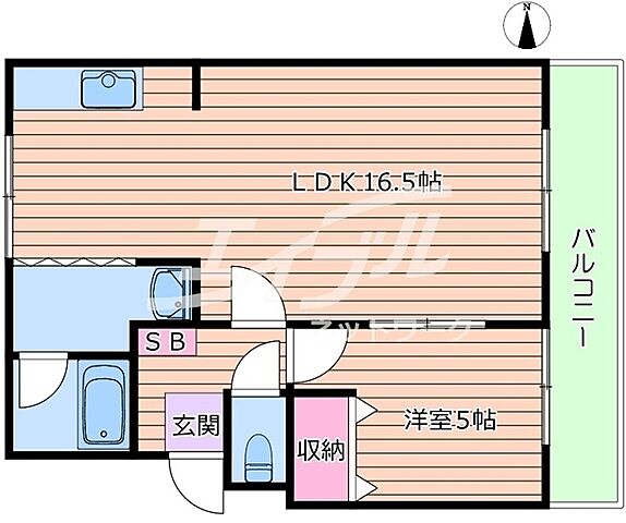 ホームズ でお部屋探し メゾンドリュウ桃園 1階 1ldk 賃料6 5万円 45 賃貸マンション住宅情報 物件番号 取扱い不動産会社 エイブルネットワーク箕面店 株式会社フォーラス カンパニー