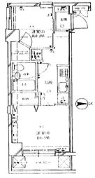 ステージ中馬込 1SKの間取図画像