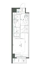 AZEST清澄白河 1Kの間取図画像