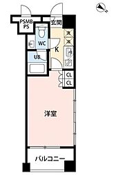 FORESTCOURT 1Kの間取図画像