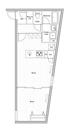 エディット文京千石2 1階1LDKの間取り