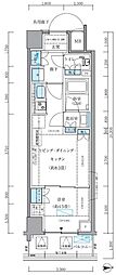 品川区東品川4丁目マンション 1LDKの間取図画像