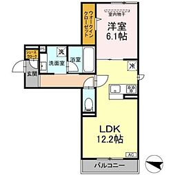OGI 1LDKの間取図画像