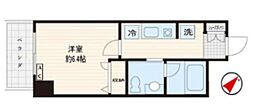 グランドエンブレム寒川 1Kの間取図画像