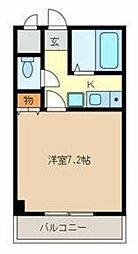 イーグルマンション 1Kの間取図画像