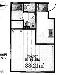 グレイスコート 1Kの間取図画像