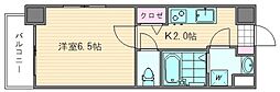 コーポエクセラン 1Kの間取図画像
