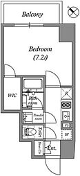 GRANPASEO巣鴨2 1Kの間取図画像