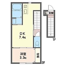 ウェルスクエア自由が丘ＥＡＳＴ 00203 ｜ 東京都世田谷区奥沢２丁目23-3（賃貸アパート1DK・2階・29.64㎡） その2