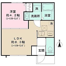Maison Sakura 1LDKの間取図画像