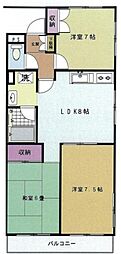 レクサス行徳 3LDKの間取図画像