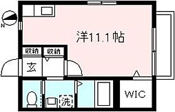 サンコーポ ワンルームの間取図画像