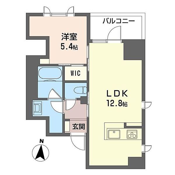 クレアシオンあら町 00805｜群馬県高崎市あら町(賃貸マンション1LDK・8階・42.58㎡)の写真 その2