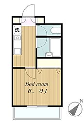 Laisonce(レゾンス)康栄 3階1Kの間取り