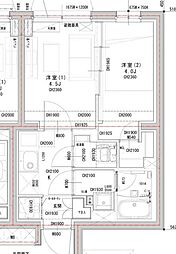 品川区西中延2丁目マンション 2Kの間取図画像