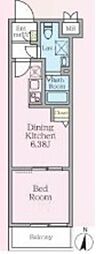 HY's 桜台 1DKの間取図画像