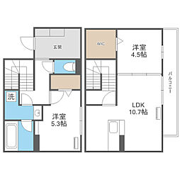 E・Virgo 2LDKの間取図画像