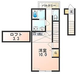 あんしん八田寺町08-1043 2階