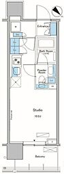 ルフォンプログレ滝野川 ワンルームの間取図画像