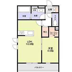間取図画像 1LDK